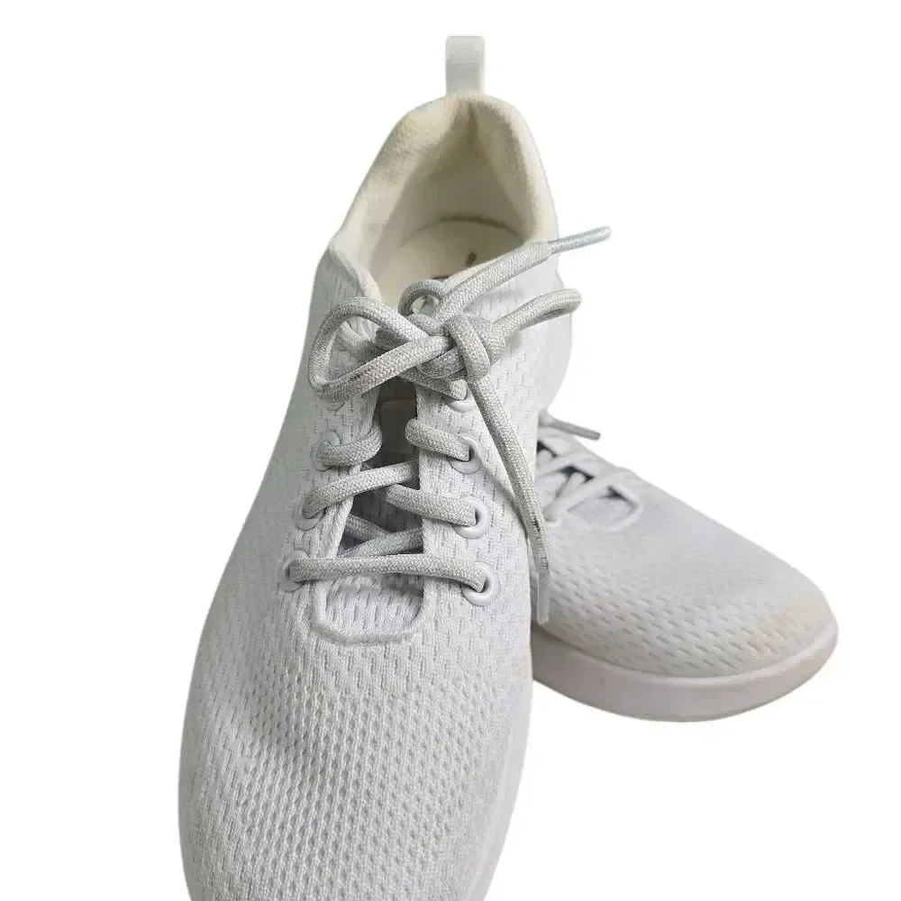 Women's White Mesh Sneakers